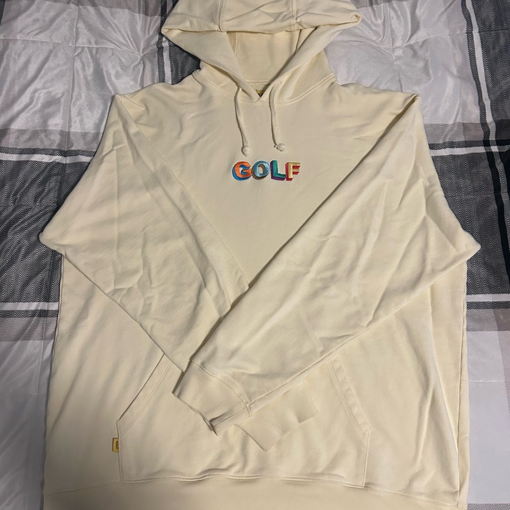 Golf Wang - XL Cream/Yellow Hoodie